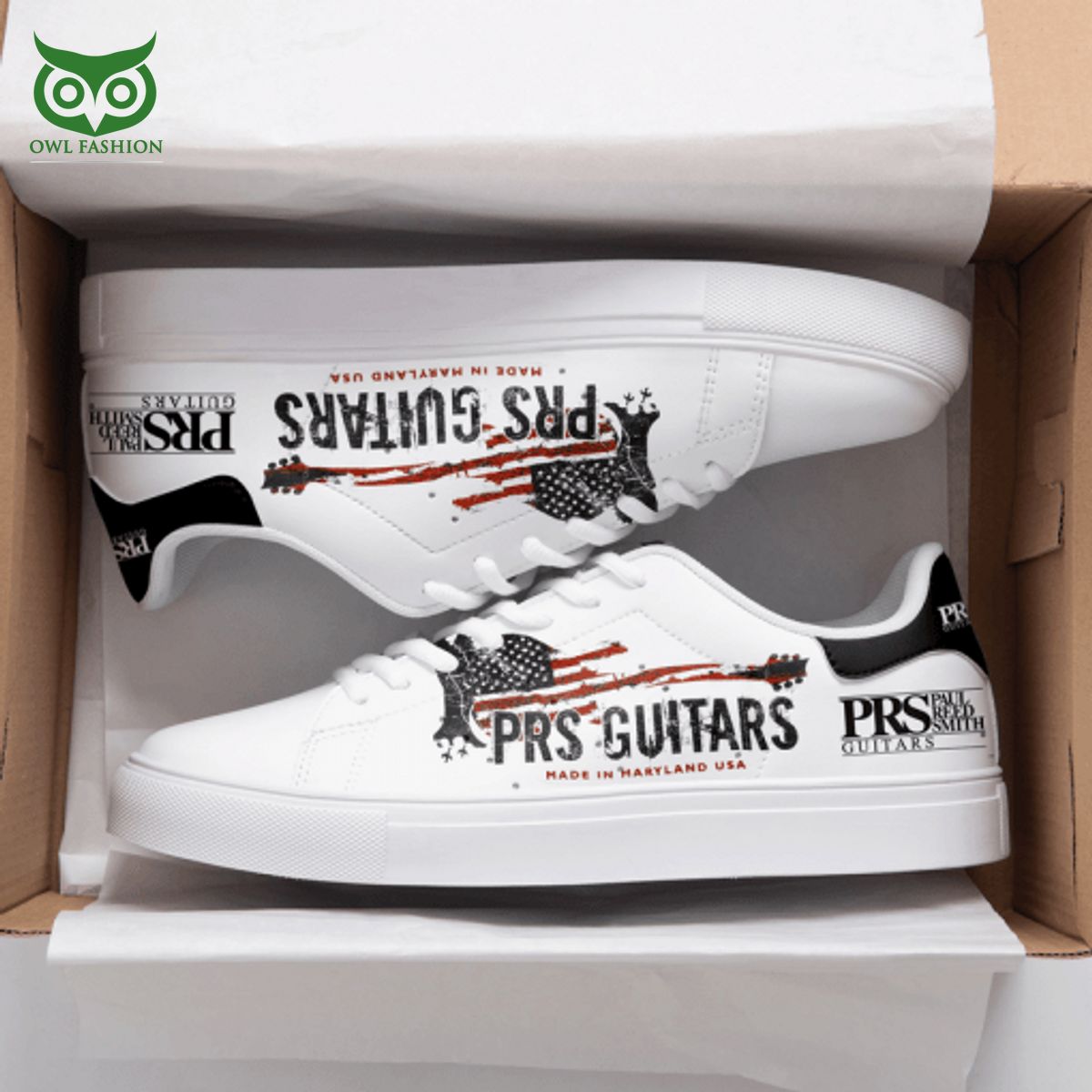 Prs Guitar Maryland USA Stan Smith Shoes - Adult & Kids T-Shirts, Sweatshirts & Hoodies apparel design preview 1