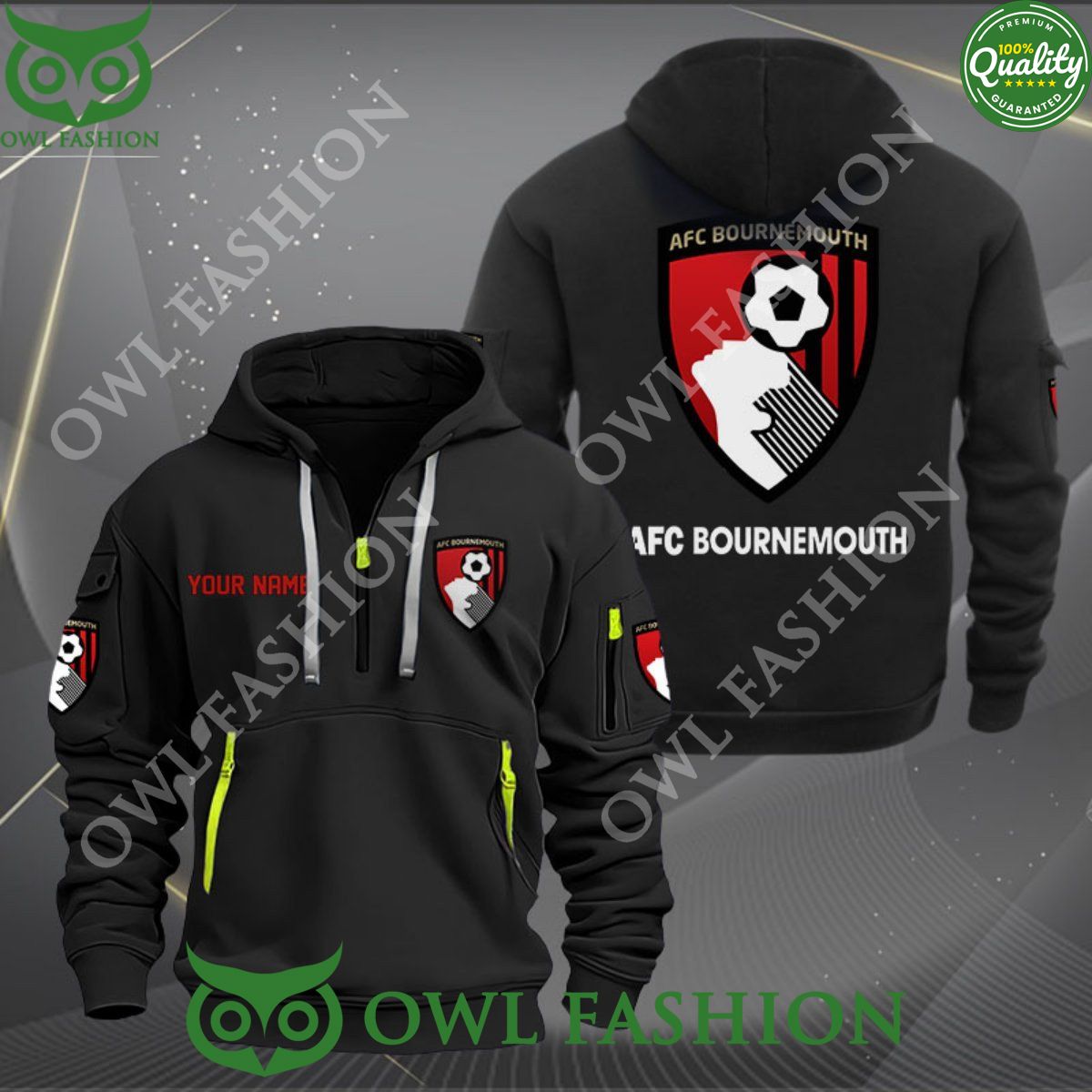 Bournemouth Football Team Customized Premier League - Adult & Kids T-Shirts, Sweatshirts & Hoodies apparel design preview 1