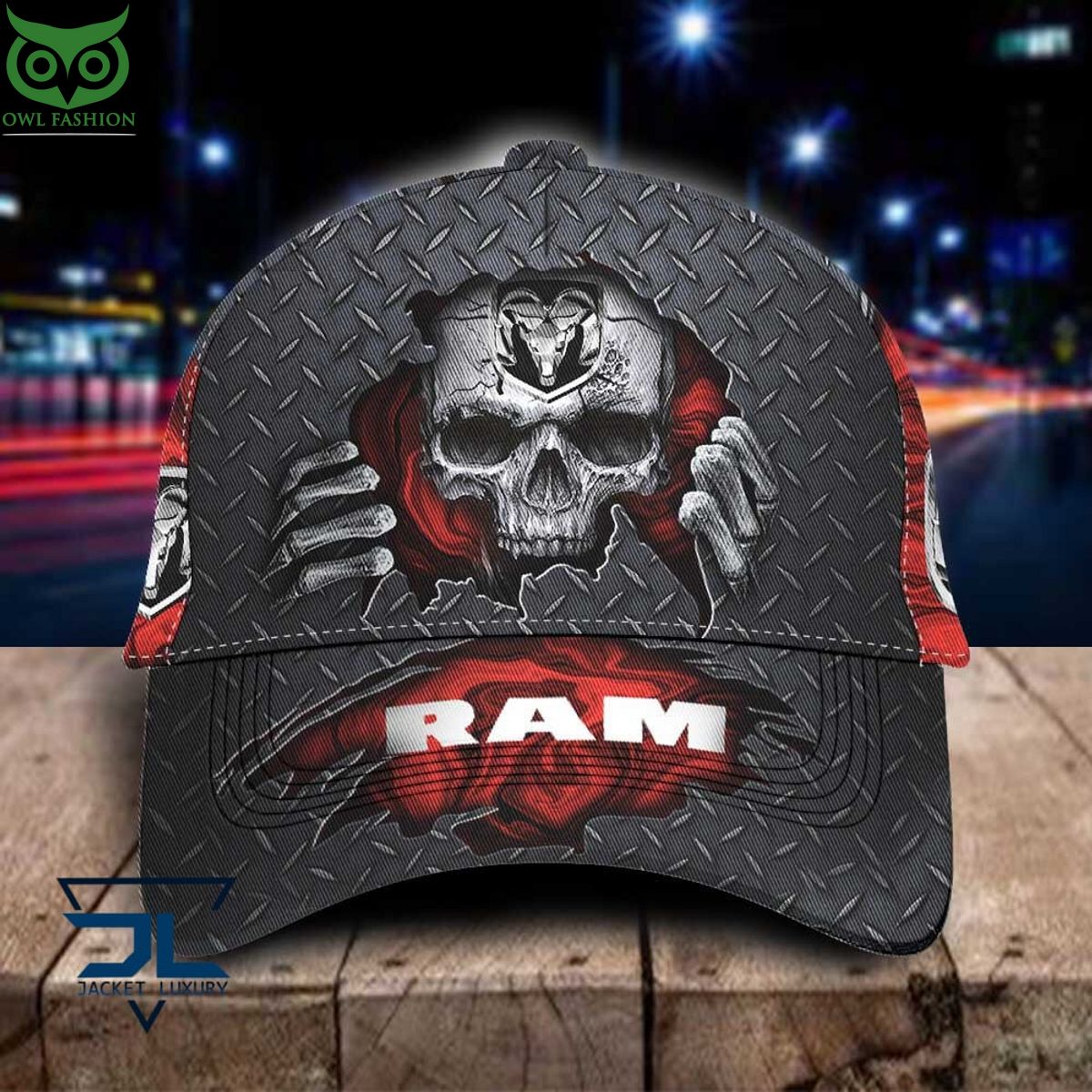 Ram Truck Skull Iron Classic Cap - Adult & Kids T-Shirts, Sweatshirts & Hoodies apparel design preview 1