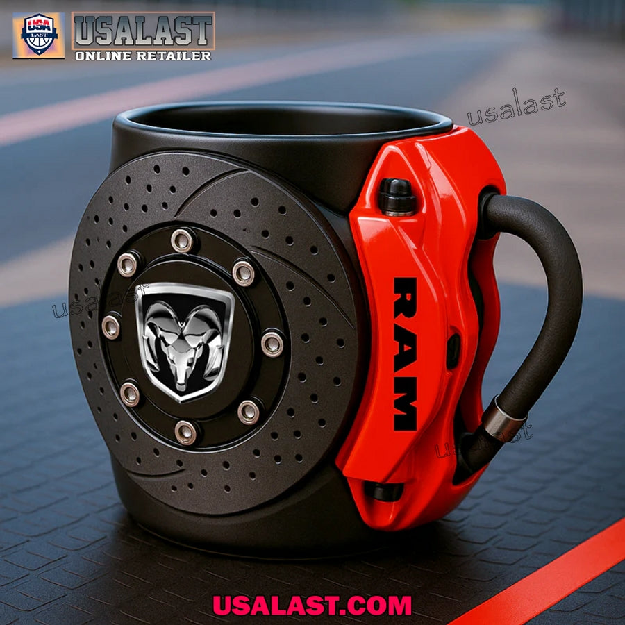 Ram Trucks Logo Brake Caliper Mug - Adult & Kids T-Shirts, Sweatshirts & Hoodies apparel design preview 1
