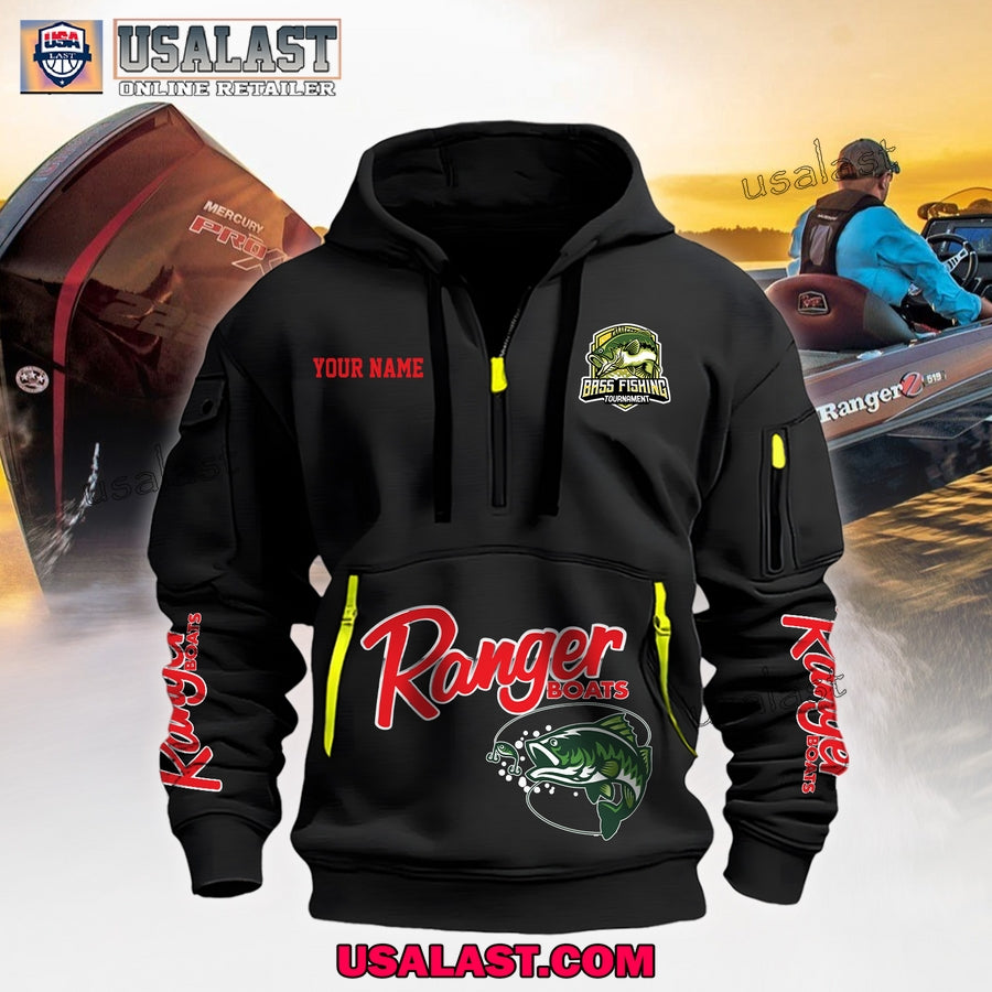 Ranger Boats Fishing Custom Name Heavy - Adult & Kids T-Shirts, Sweatshirts & Hoodies apparel design preview 1