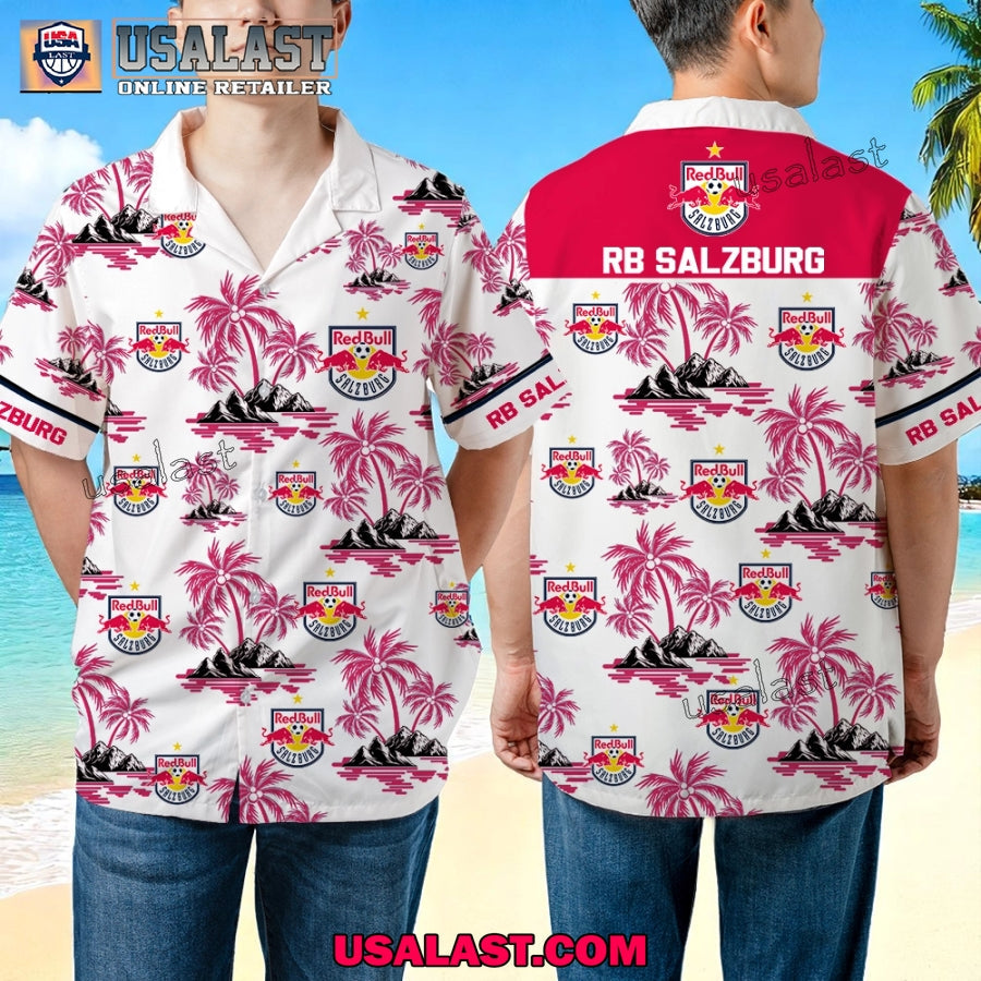 RB Salzburg Summer Hawaiian Outfit 2025 - Adult & Kids T-Shirts, Sweatshirts & Hoodies apparel design preview 1