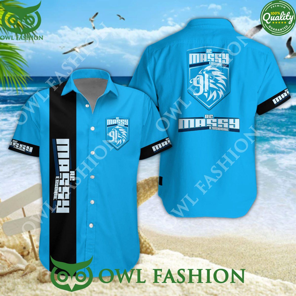 RC Massy Essonne Top 14 Rugby France Union Team - Adult & Kids T-Shirts, Sweatshirts & Hoodies apparel design preview 1