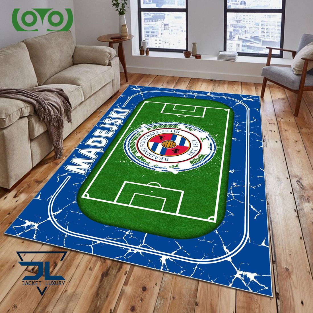 Reading F.C EFL Championship Carpet Rug - Adult & Kids T-Shirts, Sweatshirts & Hoodies apparel design preview 1