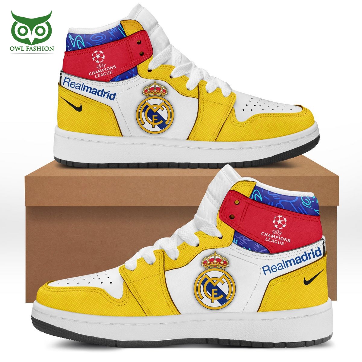Real Madrid UEFA Champions League Premium Air Force - Adult & Kids T-Shirts, Sweatshirts & Hoodies apparel design preview 1