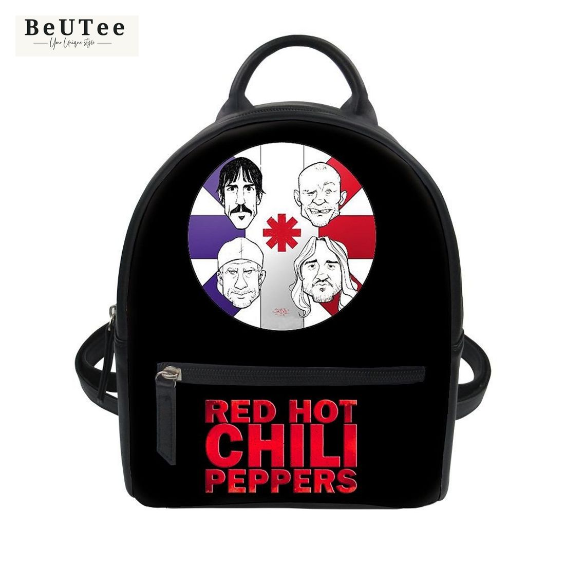 Red Hot Chili Peppers Black Leisure Backpack - Adult & Kids T-Shirts, Sweatshirts & Hoodies apparel design preview 1