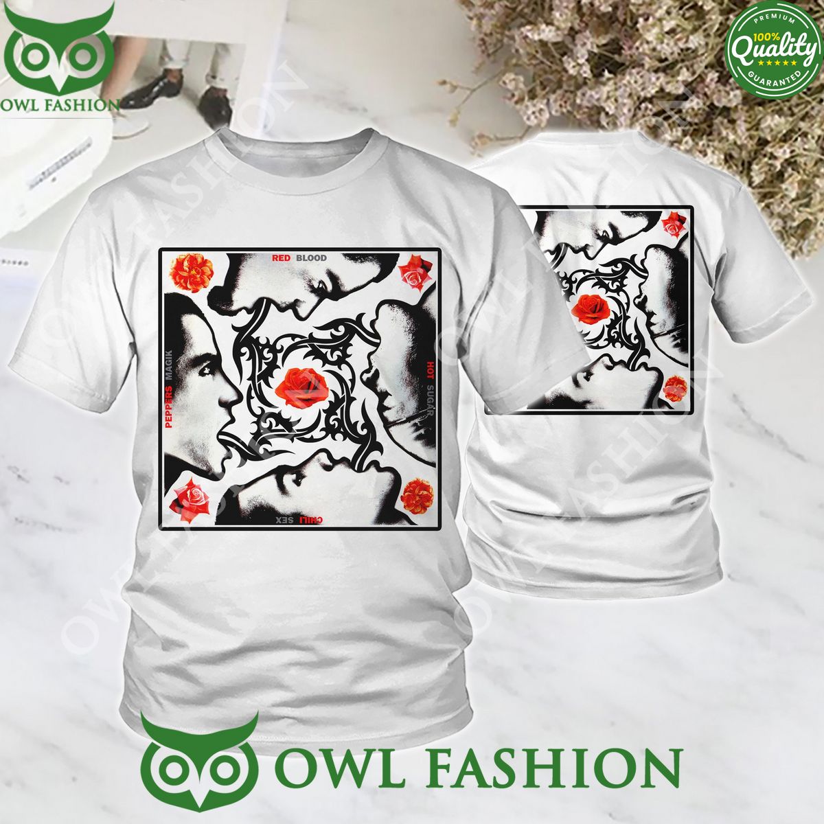 Red hot Chili Peppers Blood Sugar Sex Magik 3d - Adult & Kids T-Shirts, Sweatshirts & Hoodies apparel design preview 1
