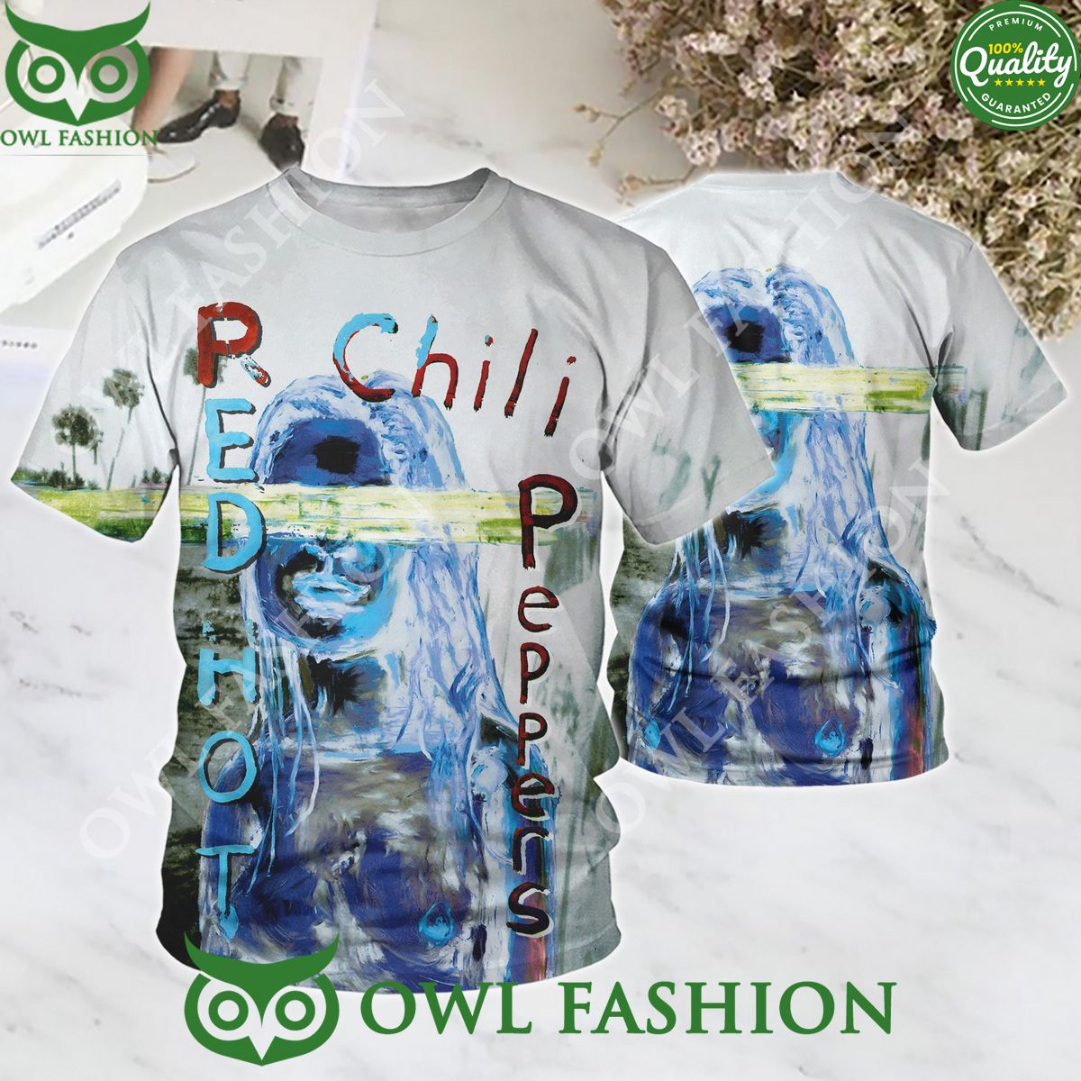 Red hot Chili Peppers By the way 2002 3d - Adult & Kids T-Shirts, Sweatshirts & Hoodies apparel design preview 1
