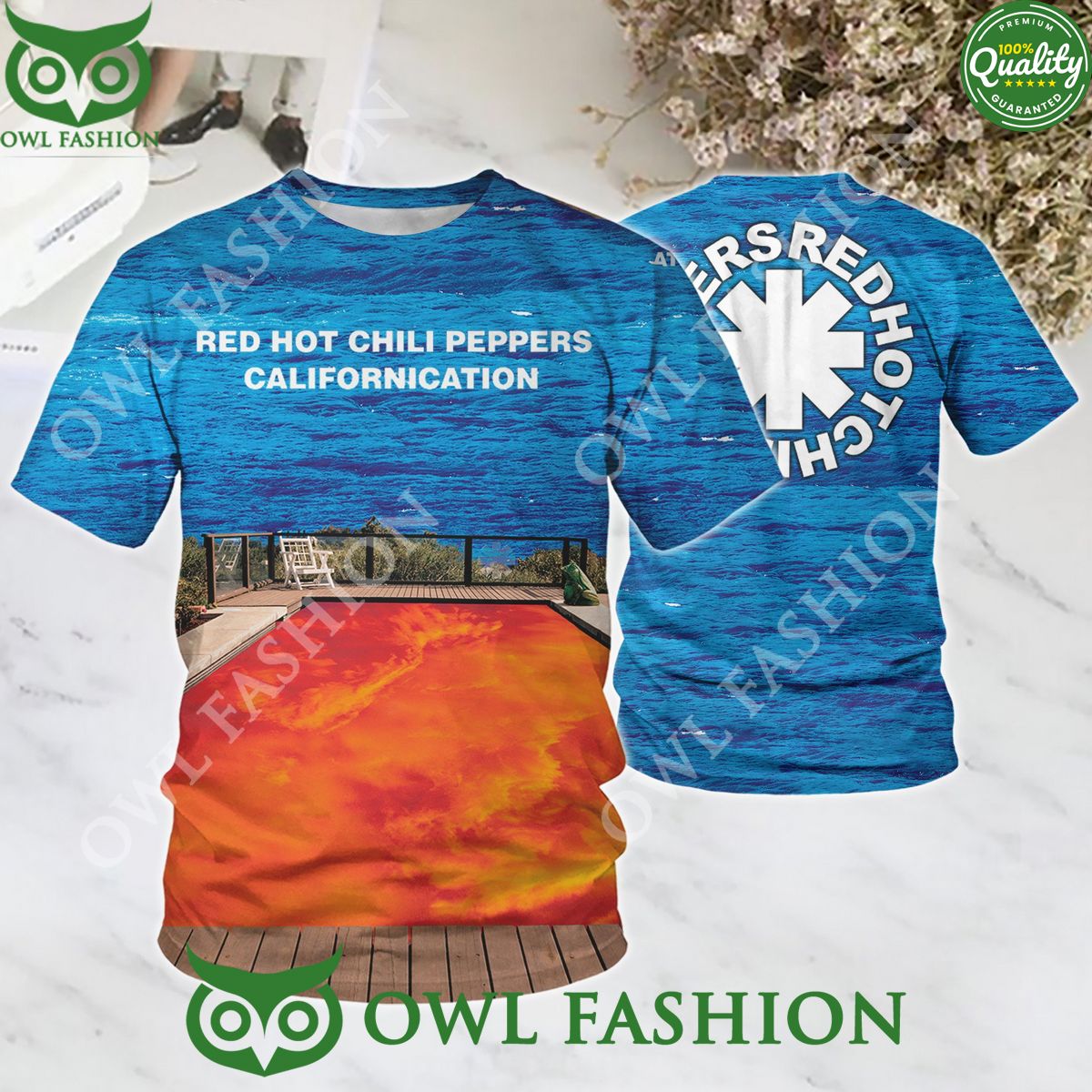 Red hot Chili Peppers Californication 3d - Adult & Kids T-Shirts, Sweatshirts & Hoodies apparel design preview 1