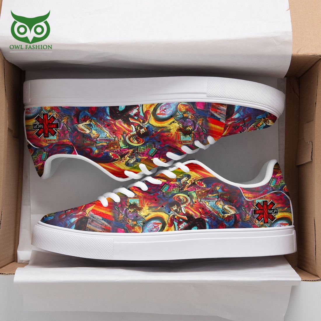 RED HOT CHILI PEPPERS Graffiti Stan Smith Shoes - Adult & Kids T-Shirts, Sweatshirts & Hoodies apparel design preview 1