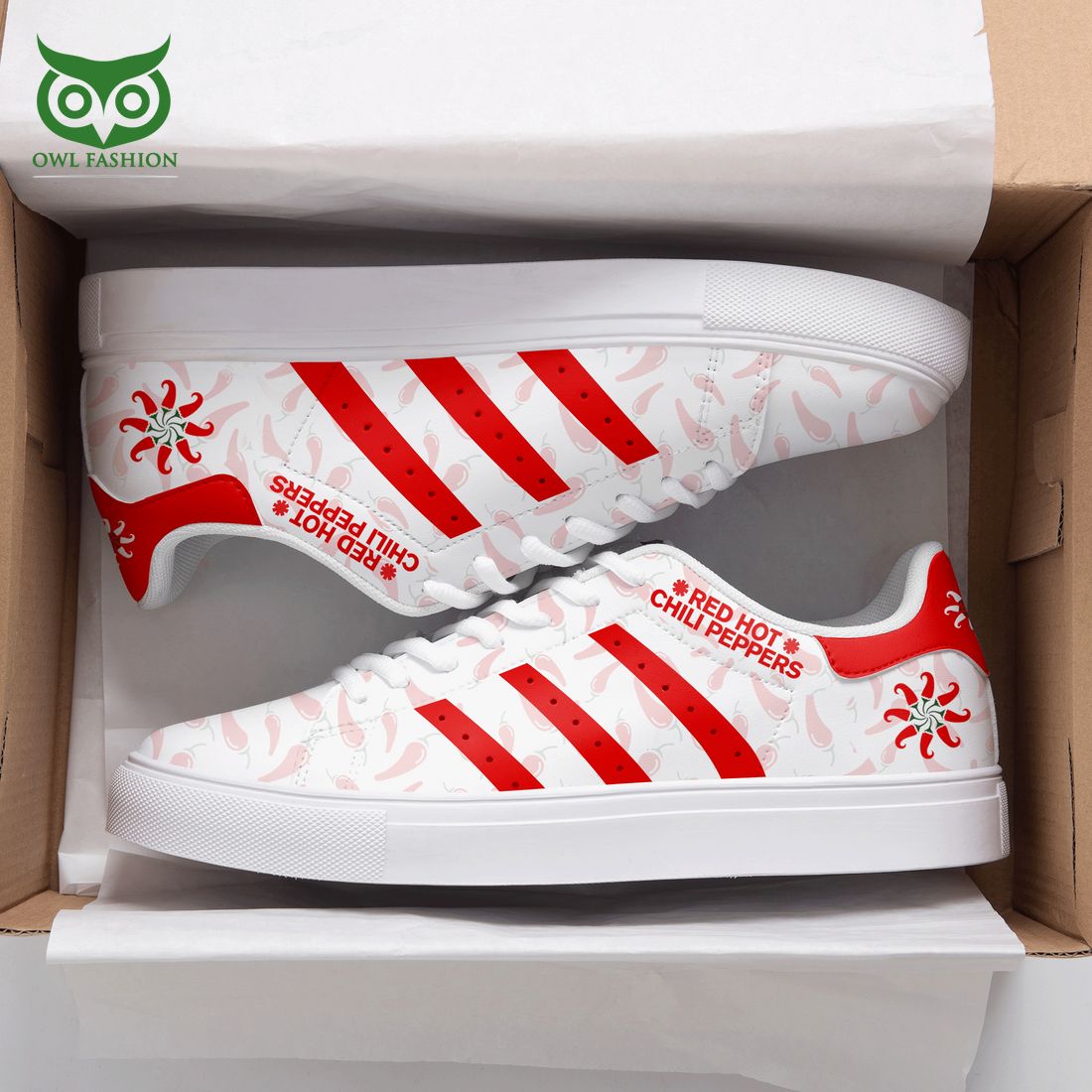 RED HOT CHILI PEPPERS Stan Smith Shoes - Adult & Kids T-Shirts, Sweatshirts & Hoodies apparel design preview 1