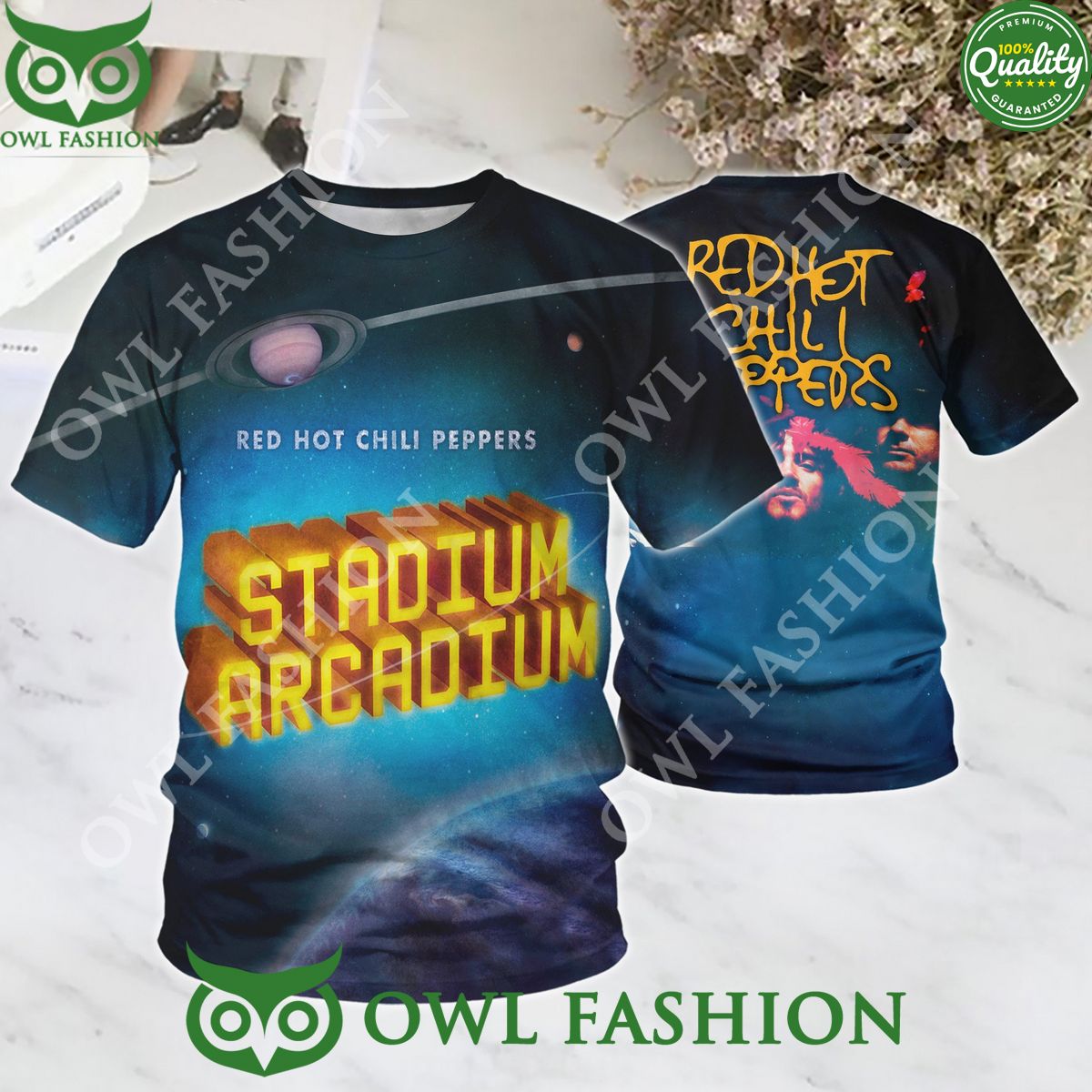 Red hot Chili Peppers Stadium Arcadium 2006 3d - Adult & Kids T-Shirts, Sweatshirts & Hoodies apparel design preview 1
