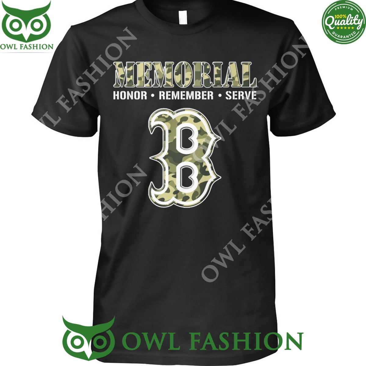 Red sox Memorial Honor Remember Serve the sacrifice - Adult & Kids T-Shirts, Sweatshirts & Hoodies apparel design preview 1