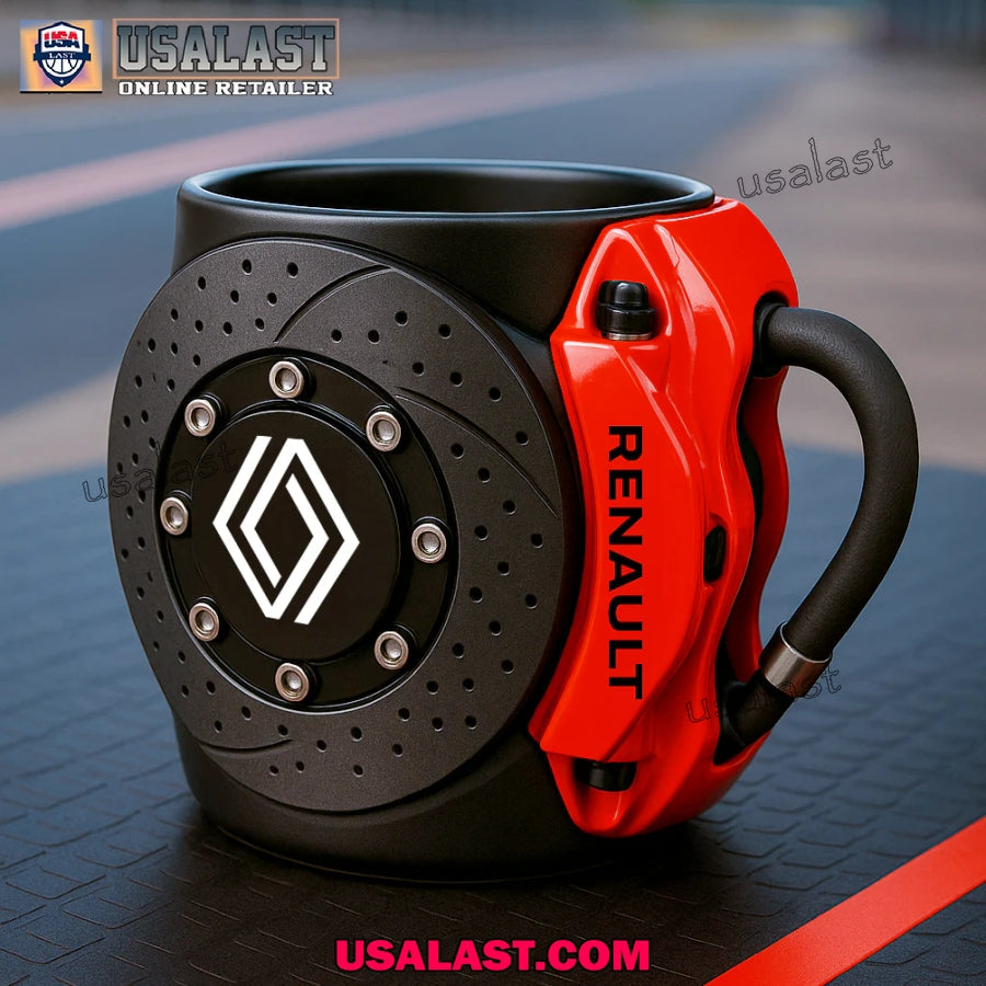 Renault Car Logo Brake Caliper Mug - Adult & Kids T-Shirts, Sweatshirts & Hoodies apparel design preview 1