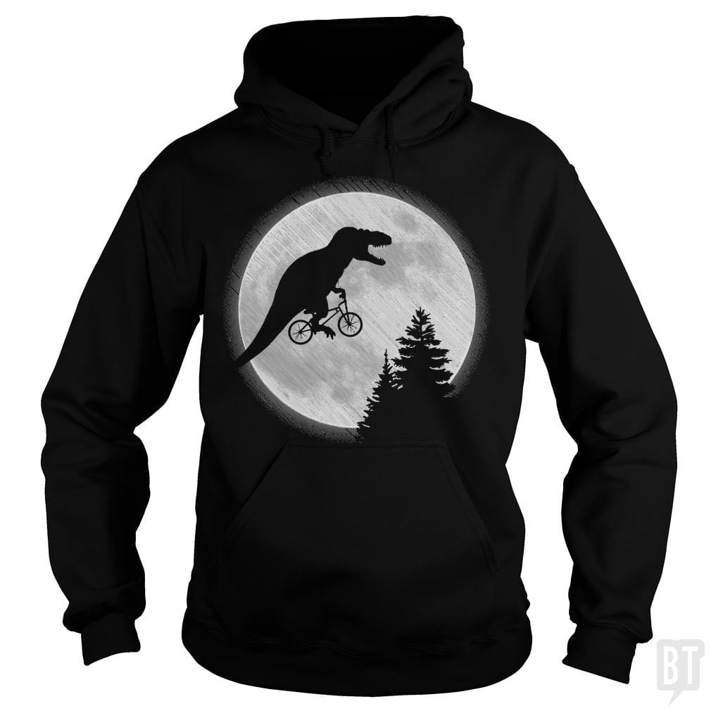 Dino Goes To The Moon - Adult & Kids T-Shirts, Sweatshirts & Hoodies apparel design preview 1