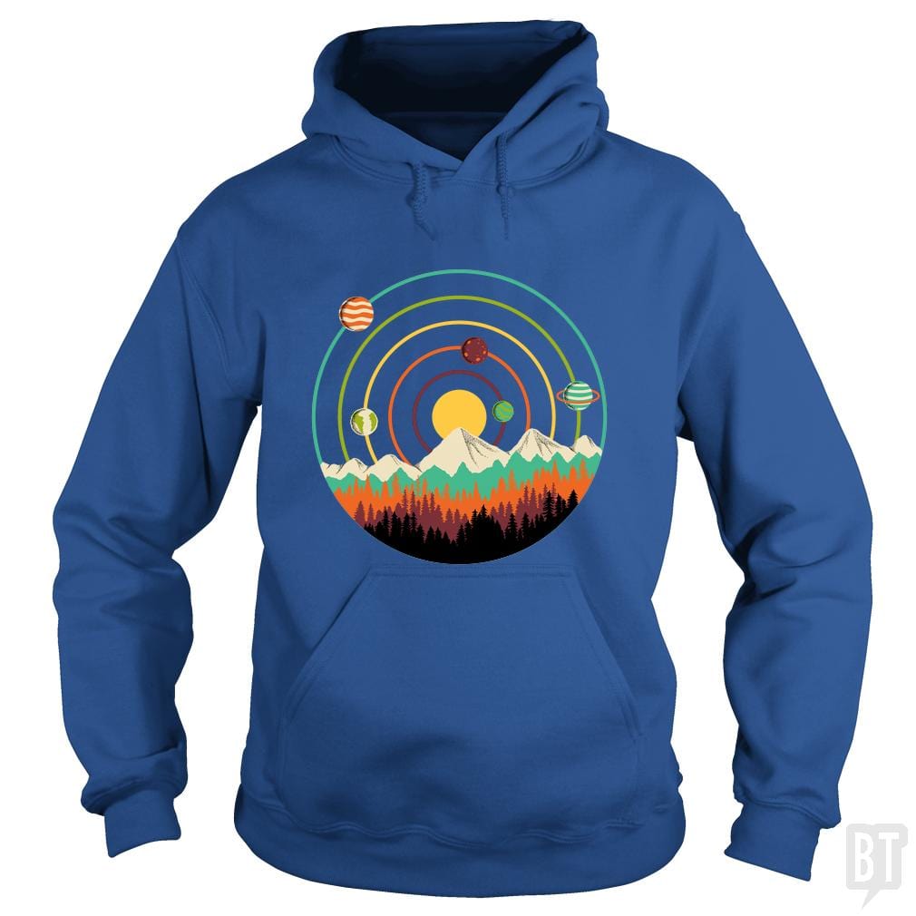 Planets Lanscape - Adult & Kids T-Shirts, Sweatshirts & Hoodies apparel design preview 1