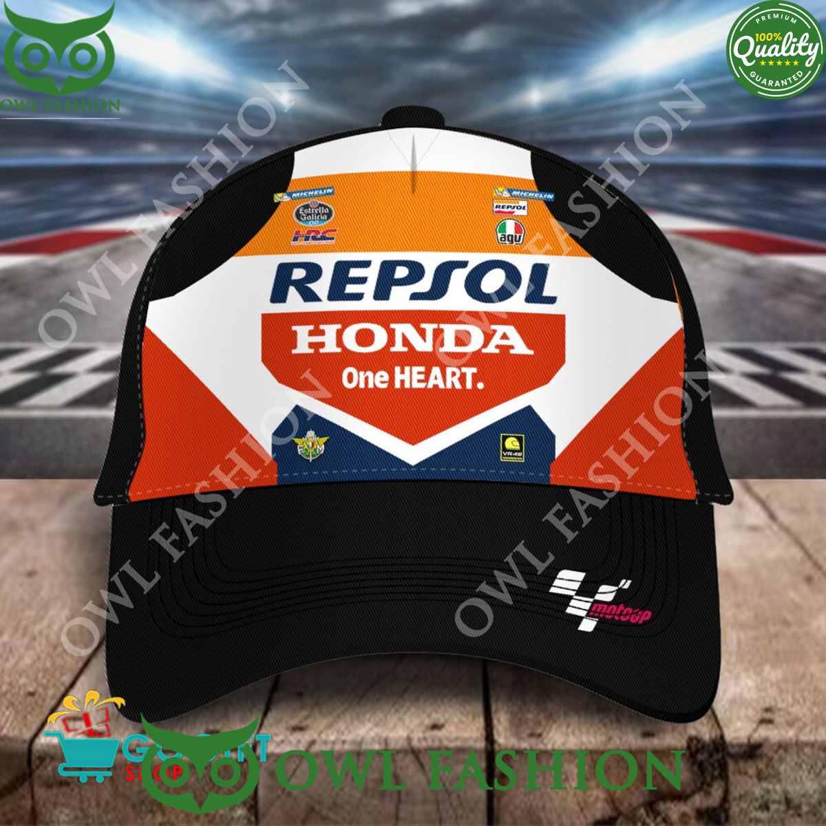 Repsol Honda Team Factory 2024 Printed Classic Cap - Adult & Kids T-Shirts, Sweatshirts & Hoodies apparel design preview 1