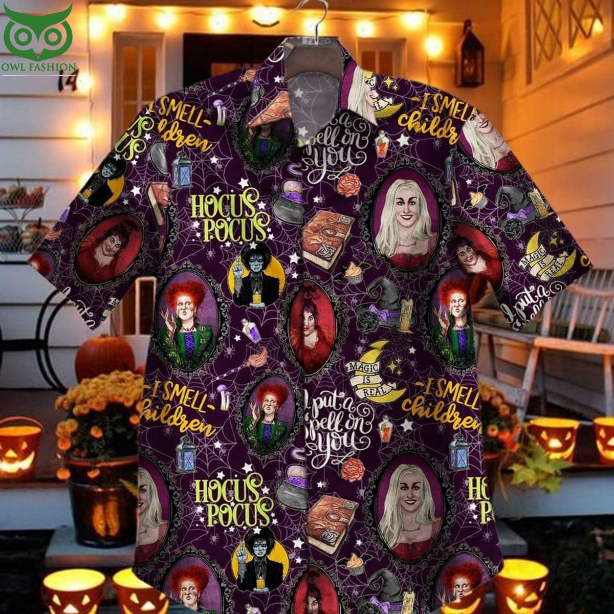 Resger Hocus Pocus Halloween Hawaiian - Adult & Kids T-Shirts, Sweatshirts & Hoodies apparel design preview 1
