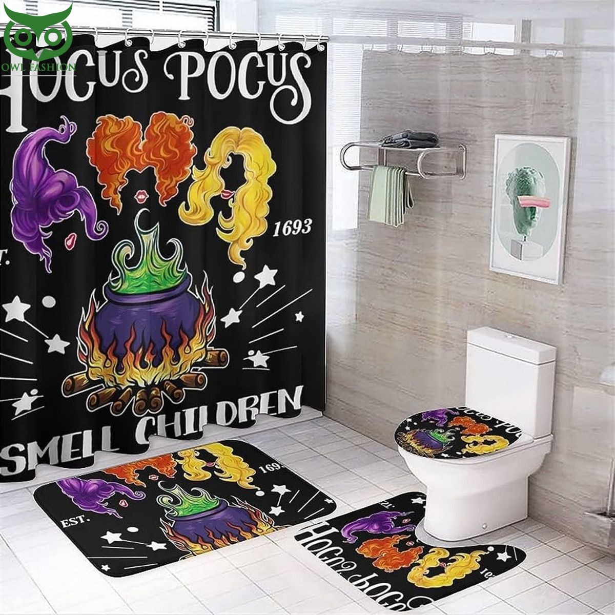 Resger Hocus Pocus Smell Children Full Bath Rug Set - Adult & Kids T-Shirts, Sweatshirts & Hoodies apparel design preview 1