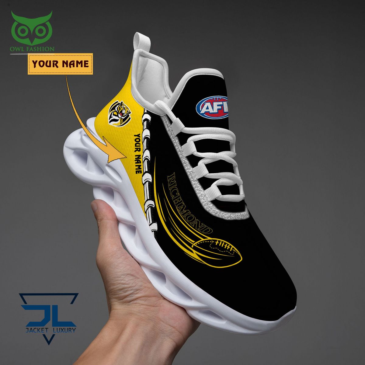 Richmond Football Club AFL Personalized Max Soul - Adult & Kids T-Shirts, Sweatshirts & Hoodies apparel design preview 1