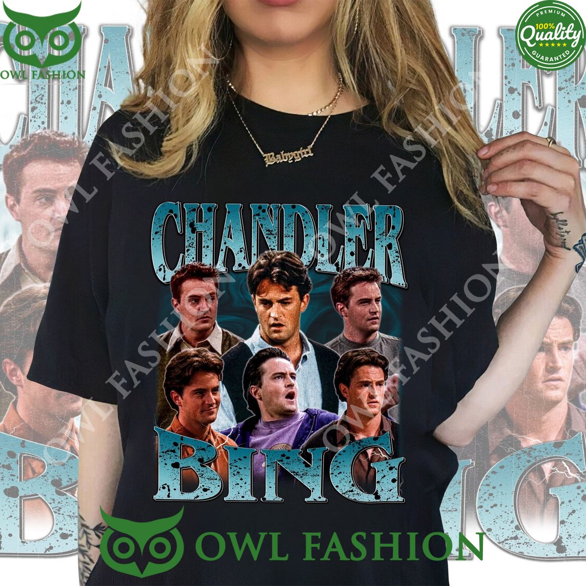 Rip matthew perry chandler bing - Adult & Kids T-Shirts, Sweatshirts & Hoodies apparel design preview 1