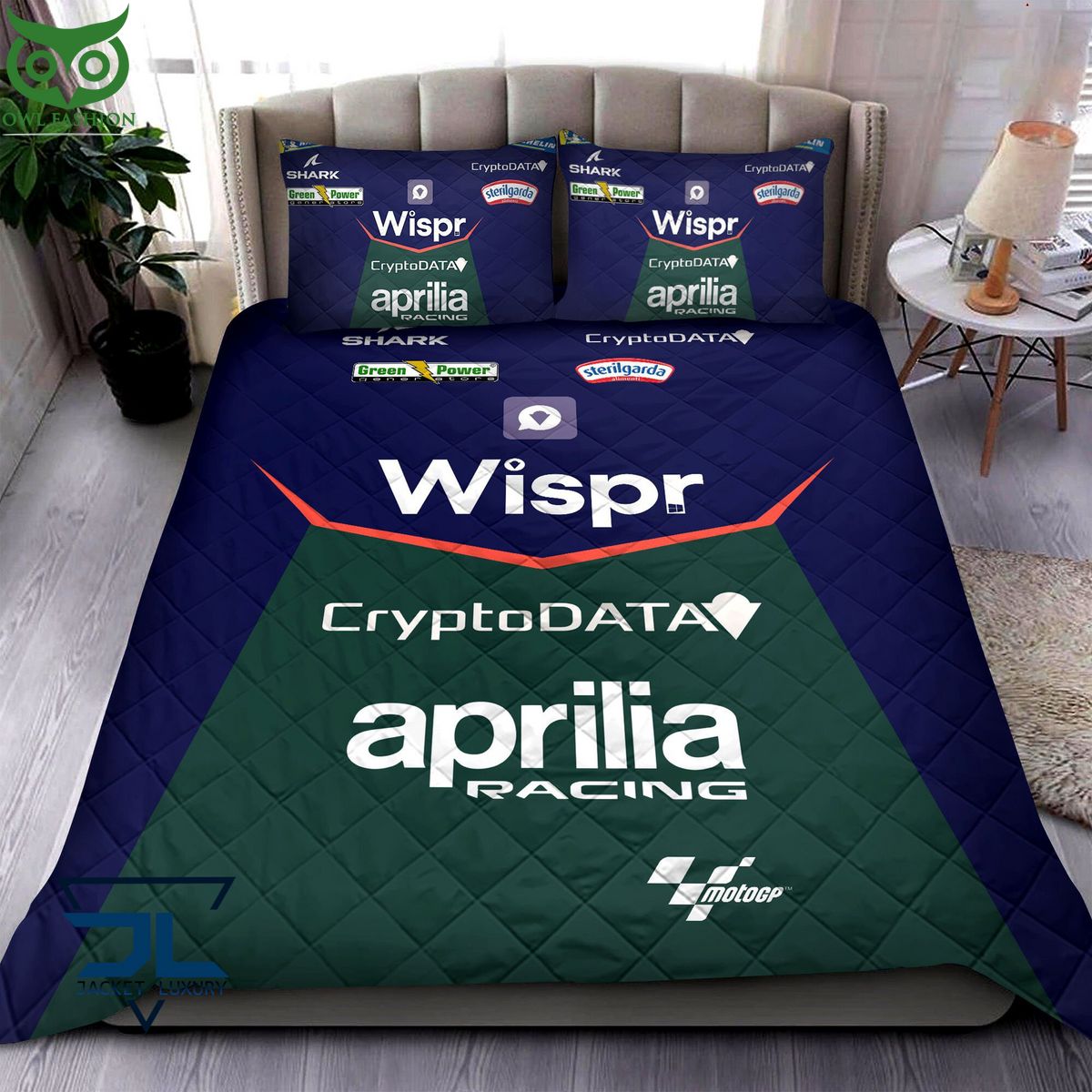RNF MotoGP Racing Quilt Bedding Set - Adult & Kids T-Shirts, Sweatshirts & Hoodies apparel design preview 1