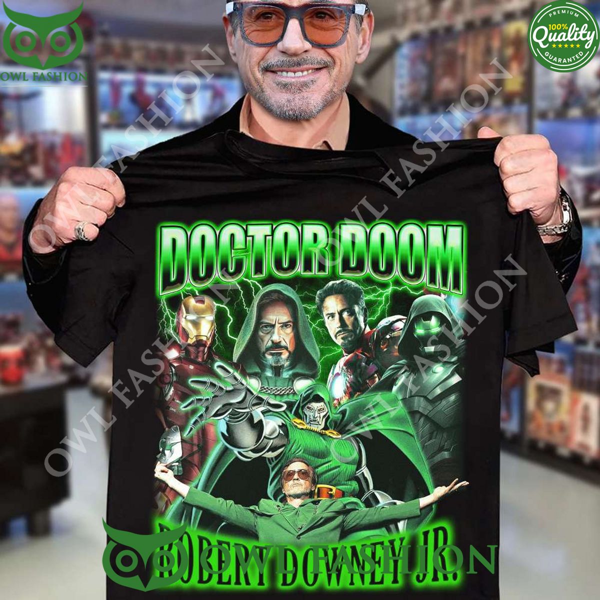 Robert Downey Jr Doctor Doom - Adult & Kids T-Shirts, Sweatshirts & Hoodies apparel design preview 1