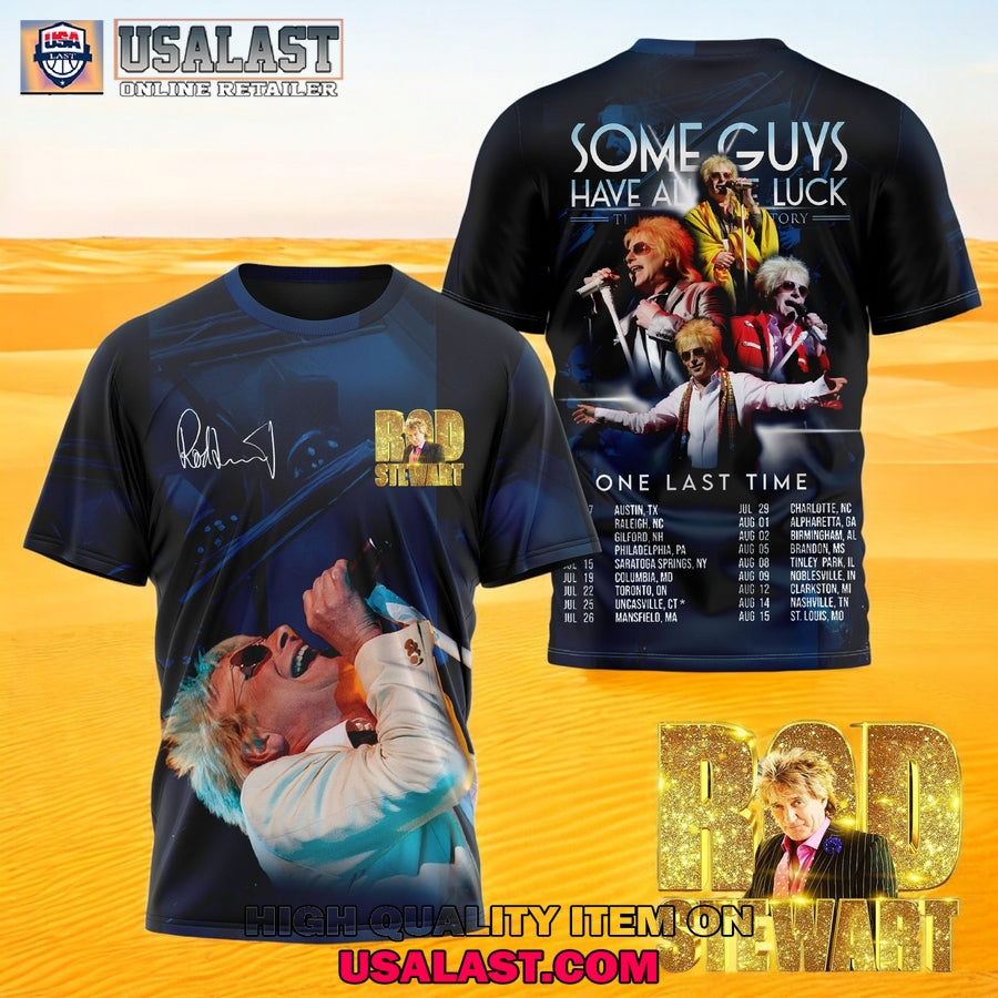 Rod Stewart Some Guys Have All The Luck 3D - Adult & Kids T-Shirts, Sweatshirts & Hoodies apparel design preview 1