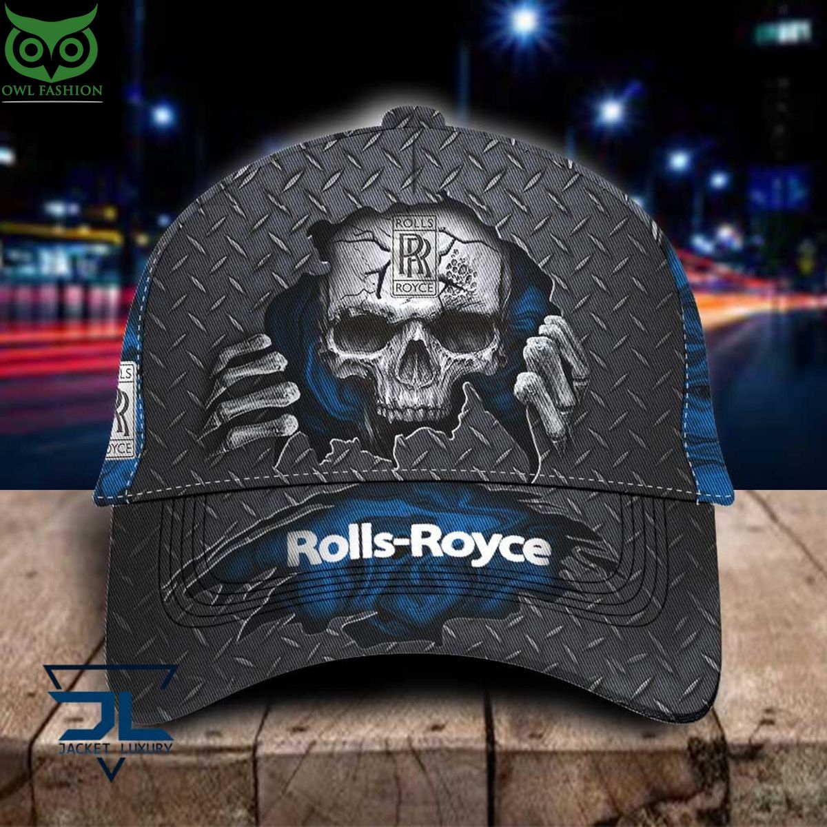 Rolls Royce Skull Iron Classic Cap - Adult & Kids T-Shirts, Sweatshirts & Hoodies apparel design preview 1