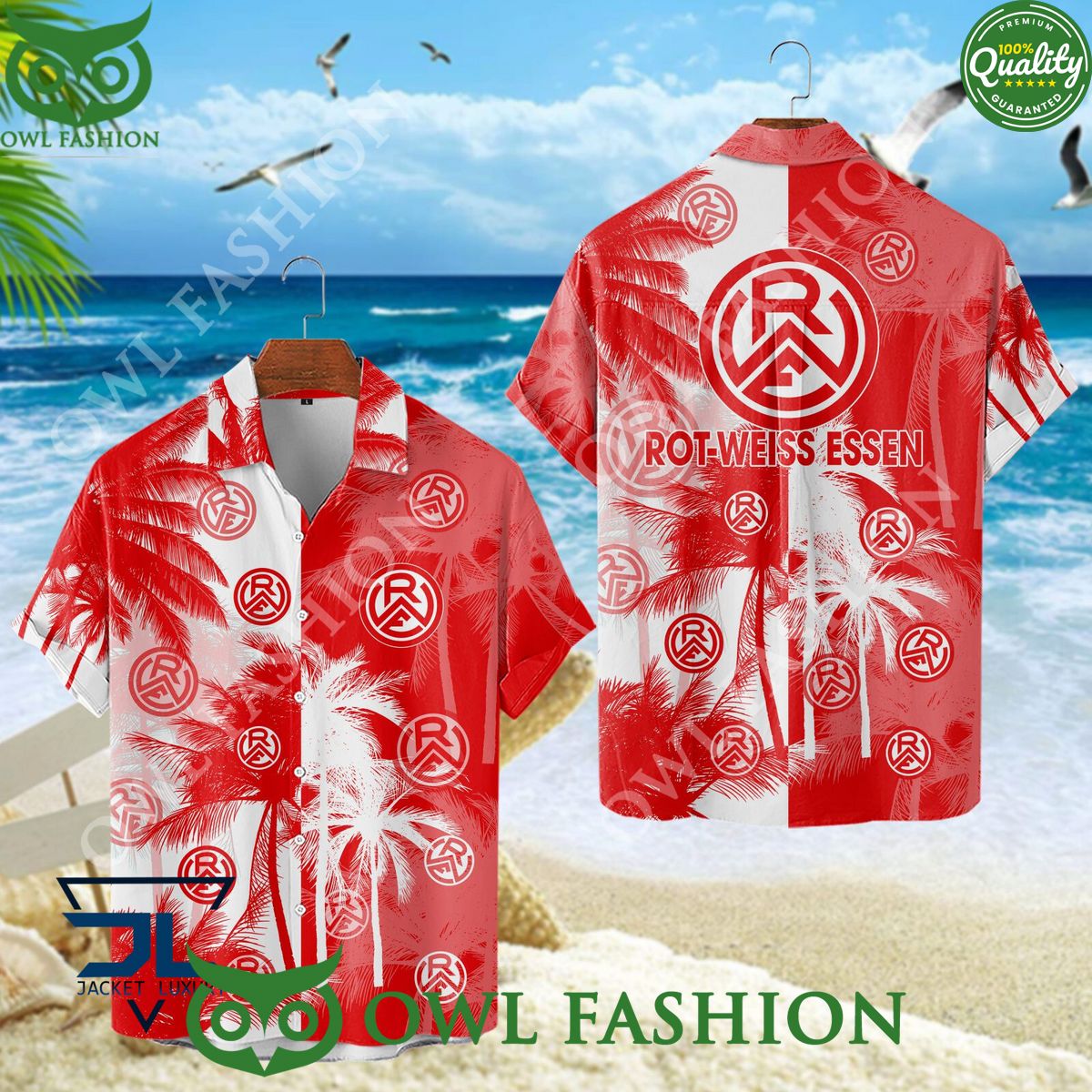 Rot-Weiss Essen German Association Football Team - Adult & Kids T-Shirts, Sweatshirts & Hoodies apparel design preview 1
