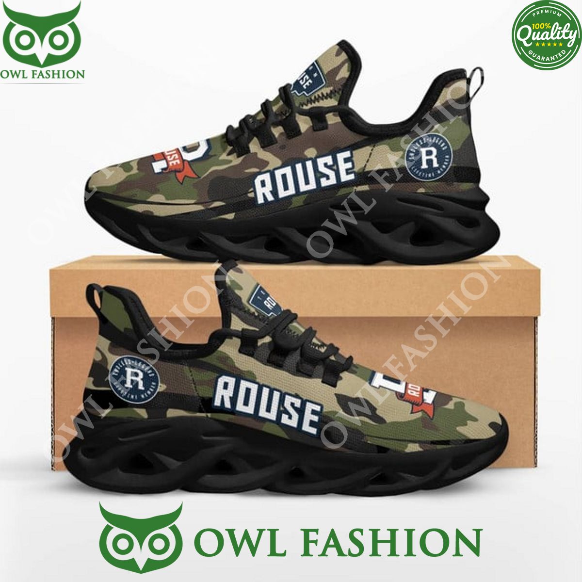 Rouse Logo Endless Legend Camouflage Veterans Max - Adult & Kids T-Shirts, Sweatshirts & Hoodies apparel design preview 1
