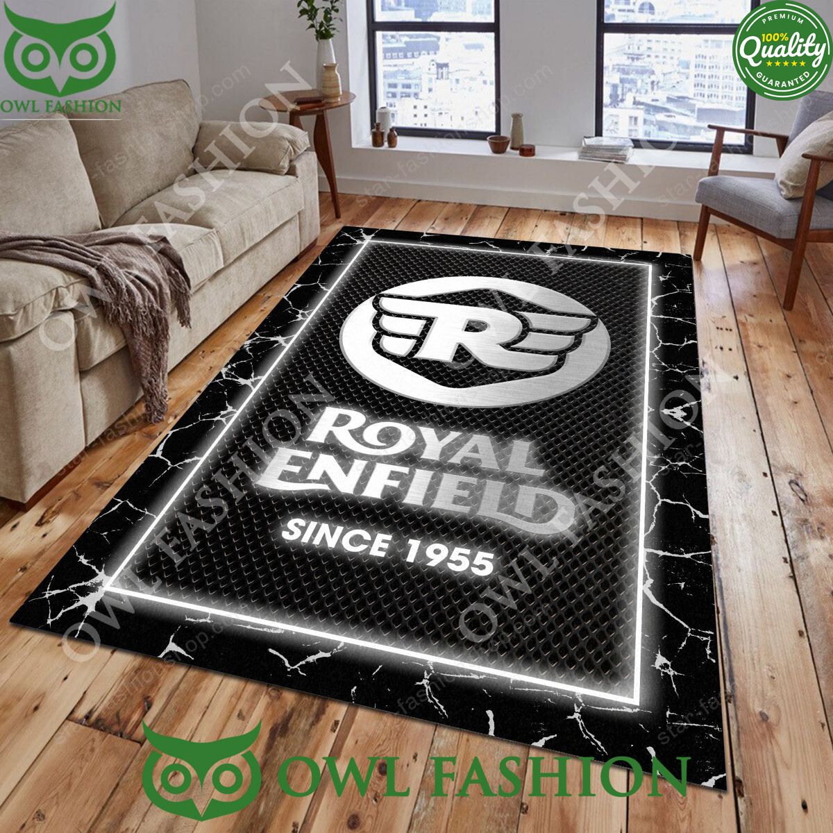 Royal Enfield Limited Trending Design Carpet Rug - Adult & Kids T-Shirts, Sweatshirts & Hoodies apparel design preview 1