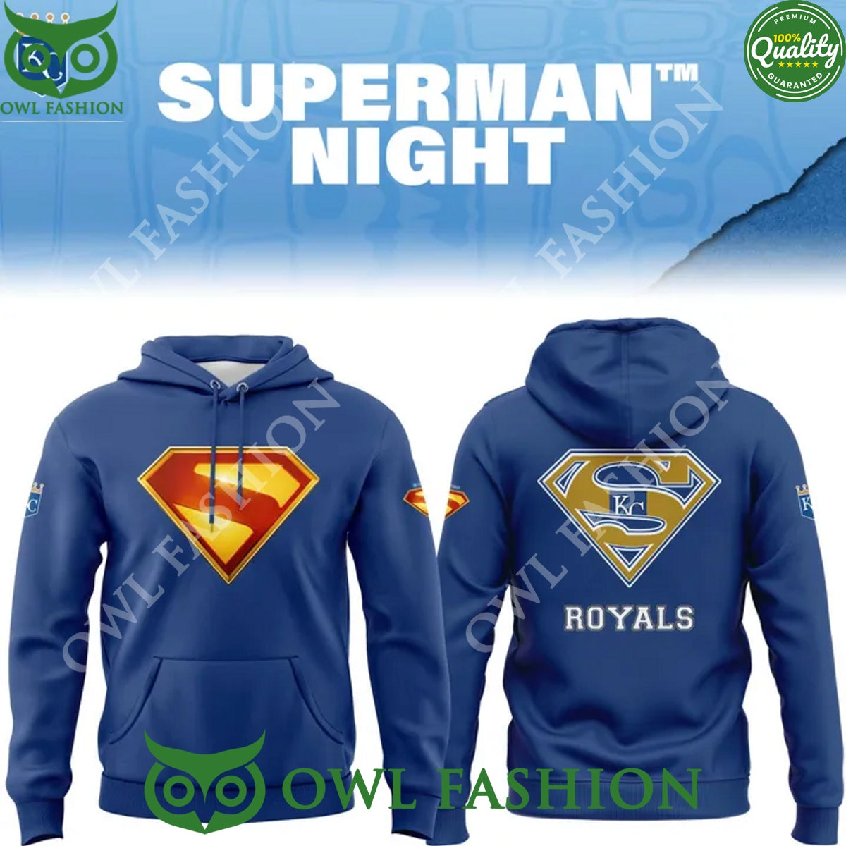 Royals Superman Kansas City baseball team special - Adult & Kids T-Shirts, Sweatshirts & Hoodies apparel design preview 1