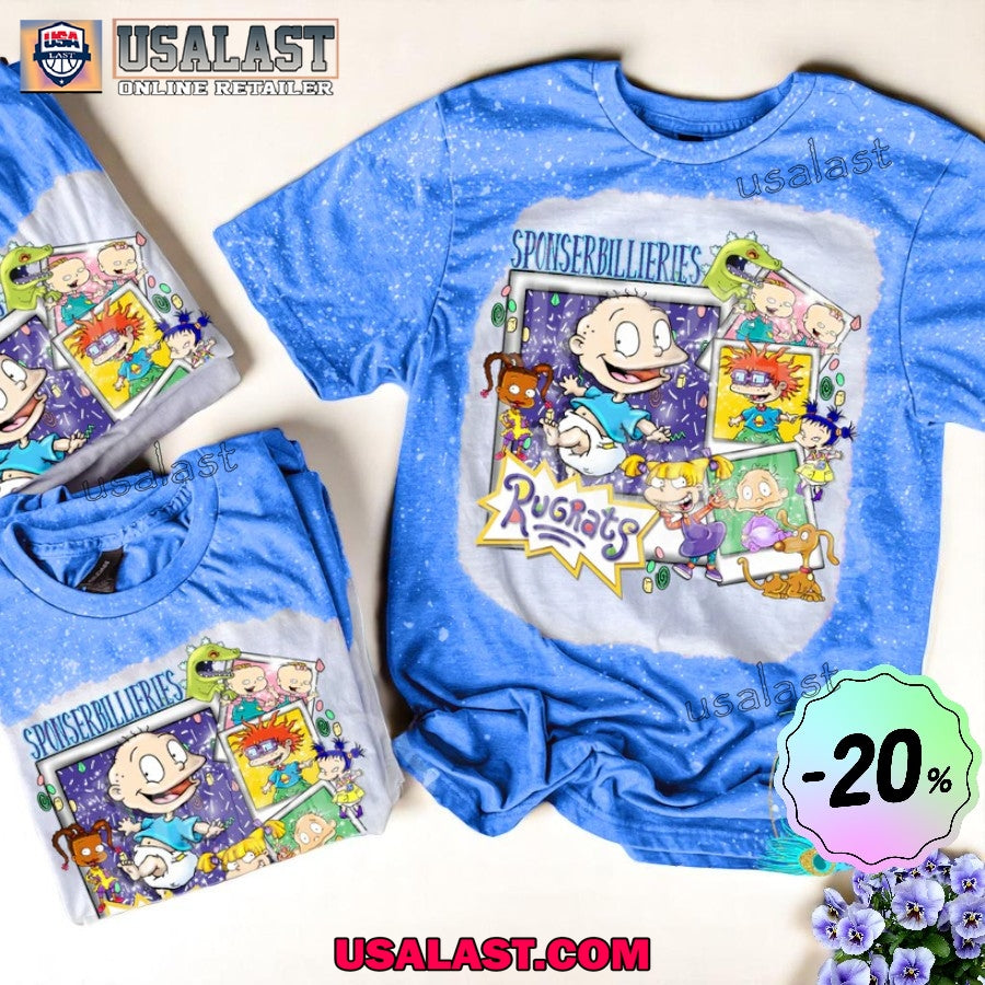 Rugrats TV Series Unisex Bleached - Adult & Kids T-Shirts, Sweatshirts & Hoodies apparel design preview 1
