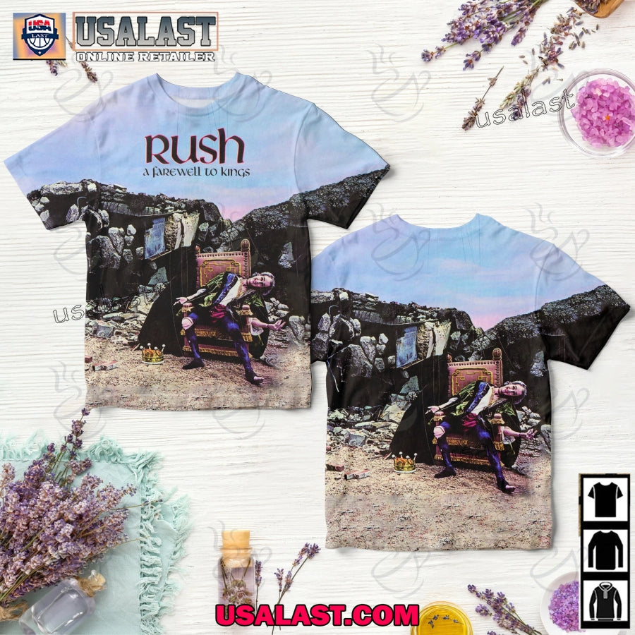 Rush A Farewell To Kings Album All Over Print - Adult & Kids T-Shirts, Sweatshirts & Hoodies apparel design preview 1