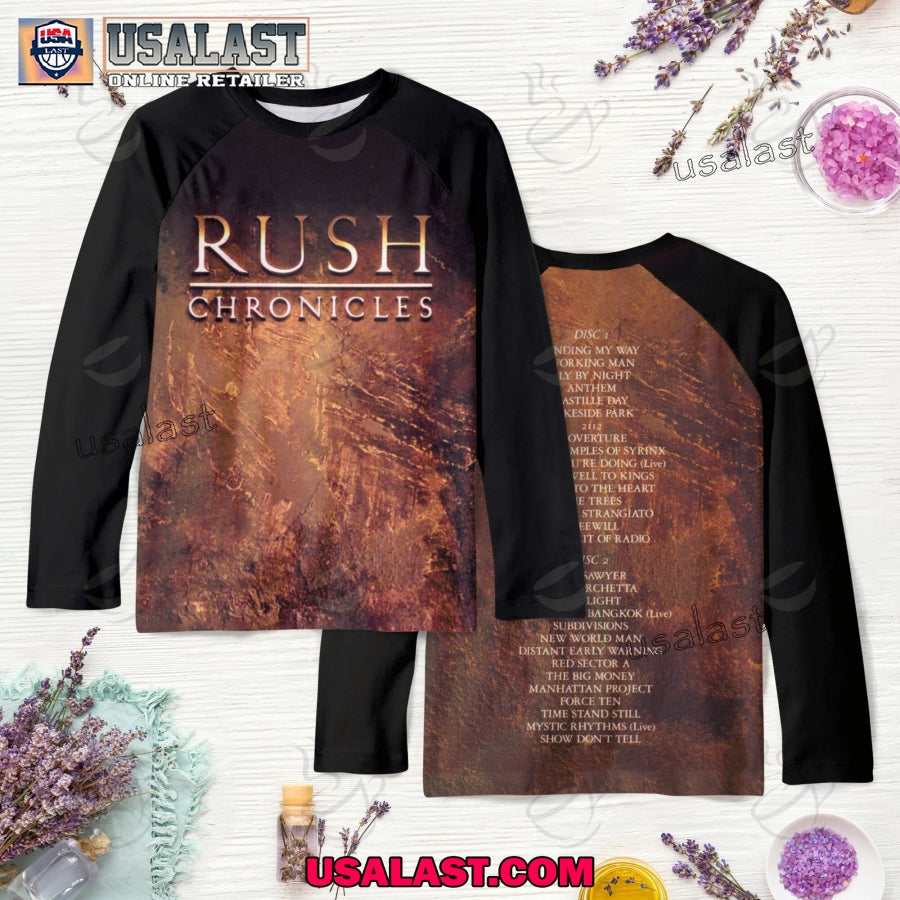 Rush Chronicles Album Cover 3D - Adult & Kids T-Shirts, Sweatshirts & Hoodies apparel design preview 1