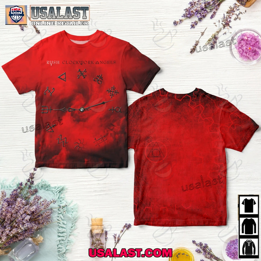 Rush Clockwork Angels Album Cover 3D - Adult & Kids T-Shirts, Sweatshirts & Hoodies apparel design preview 1