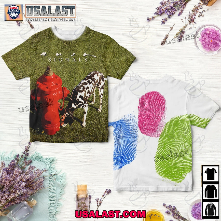 Rush Signals Album Cover 3D - Adult & Kids T-Shirts, Sweatshirts & Hoodies apparel design preview 1
