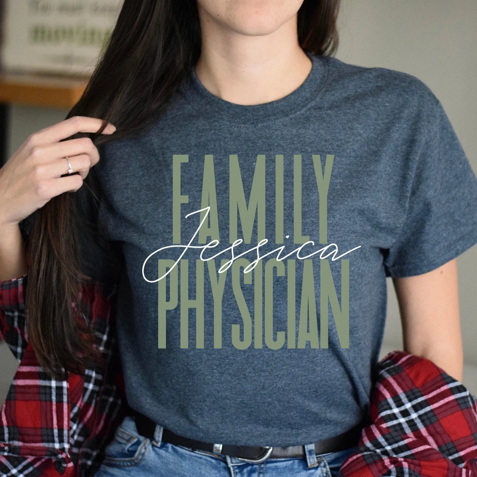 Family physician gift Therapist Doctor Customized - Adult & Kids T-Shirts, Sweatshirts & Hoodies apparel design preview 1