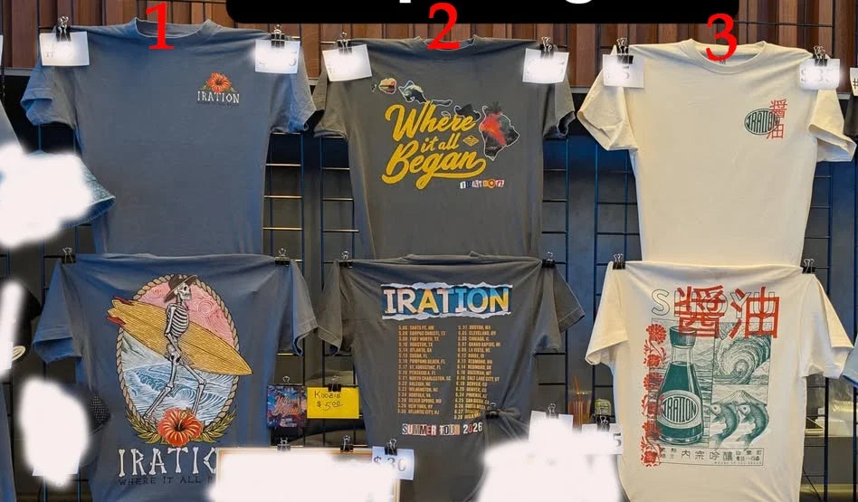 Iration Graphic Reggae Rock, 2 Sided, reprint - Adult & Kids T-Shirts, Sweatshirts & Hoodies apparel design preview 1