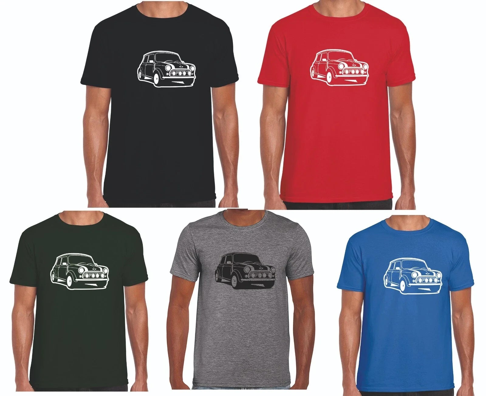 CLASSIC MINI COOPER BMC, BL,CAR DAD GIFT, RETRO ICON - Adult & Kids T-Shirts, Sweatshirts & Hoodies apparel design preview 1