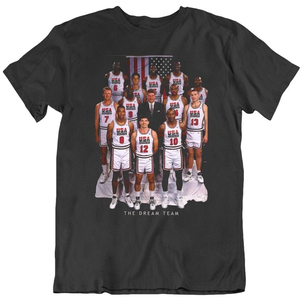 Retro Basketball The Dream Team Fan - Adult & Kids T-Shirts, Sweatshirts & Hoodies apparel design preview 1