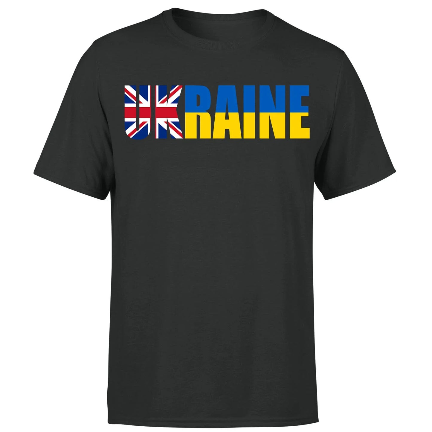 Ukraine Peace British Ukrainian Flag Anti Putin War - Adult & Kids T-Shirts, Sweatshirts & Hoodies apparel design preview 1