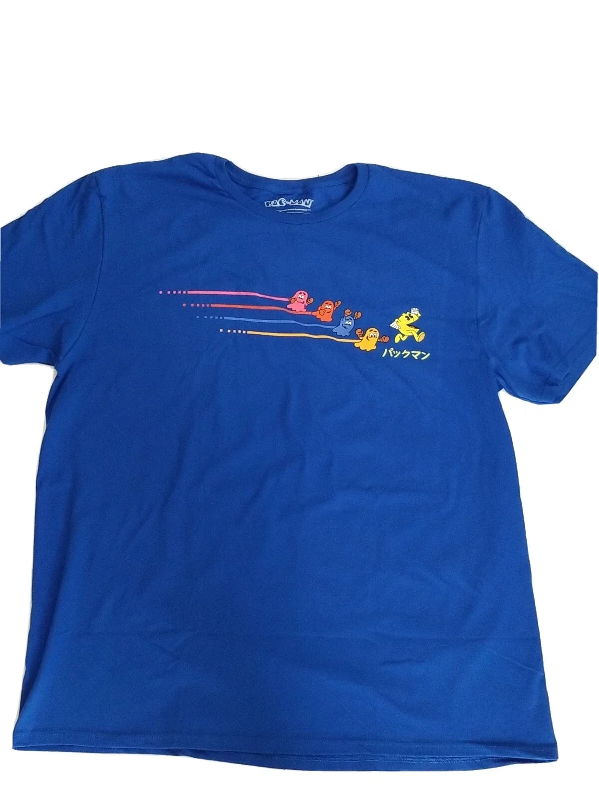 Loot Crate Pac-Man Retro Blue Mens XL Pac Man Video - Adult & Kids T-Shirts, Sweatshirts & Hoodies apparel design preview 1