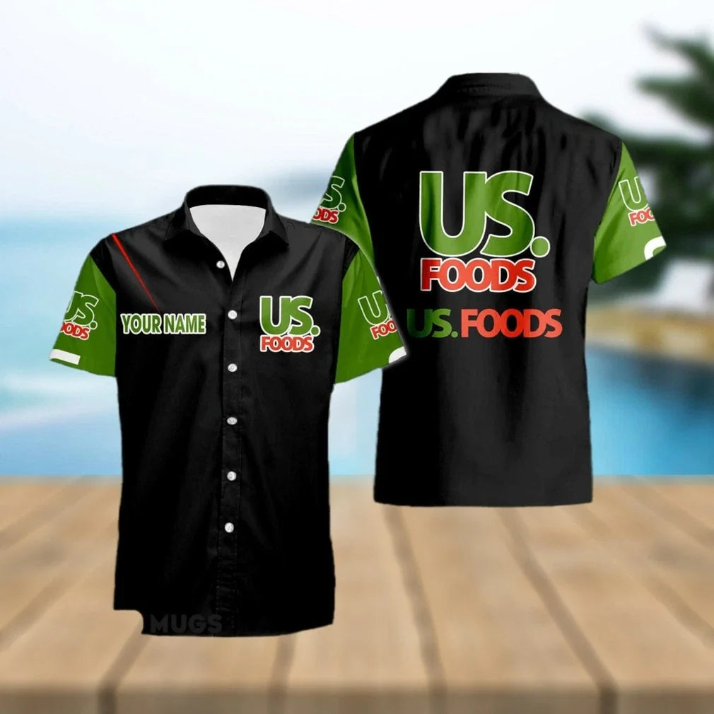 Custom Name US Foods Style 7 Logo Trademark 3D - Adult & Kids T-Shirts, Sweatshirts & Hoodies apparel design preview 1