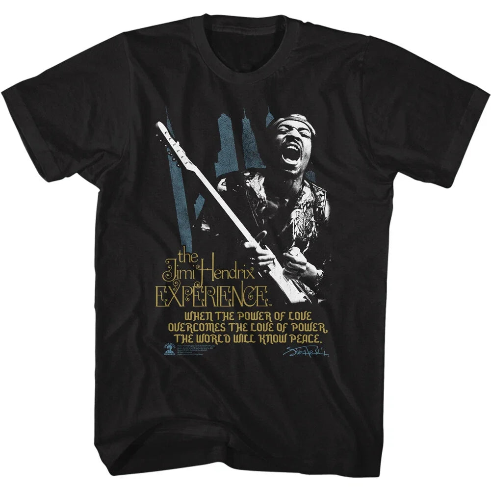 Jimi Hendrix Experience When The Power Of Love - Adult & Kids T-Shirts, Sweatshirts & Hoodies apparel design preview 1
