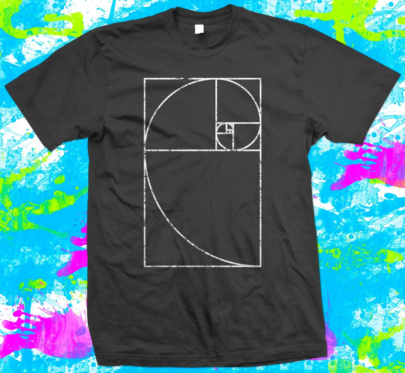 Fibonacci Spiral Mathematics Geek 6 colour options XS - Adult & Kids T-Shirts, Sweatshirts & Hoodies apparel design preview 1