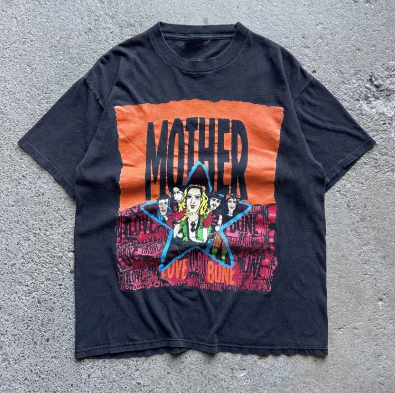 Vintage 1990 Mother Love Bone Stardog Champion - Adult & Kids T-Shirts, Sweatshirts & Hoodies apparel design preview 1