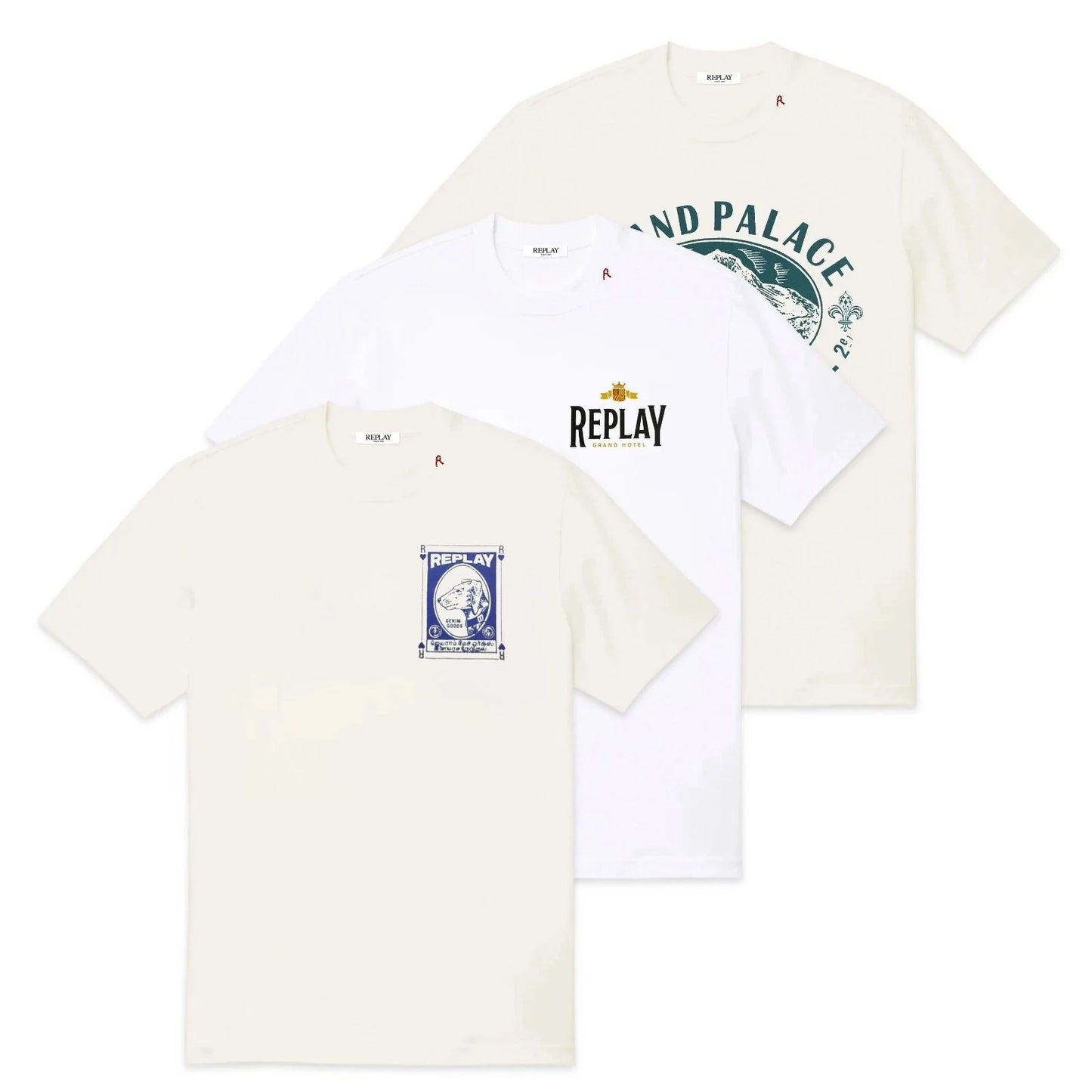 Replay Mens Vintage Graphic Various Prints- BNWT - Adult & Kids T-Shirts, Sweatshirts & Hoodies apparel design preview 1