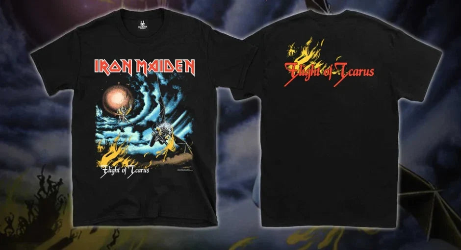Iron Maiden Flight Of Icarus Shortsleeve - Adult & Kids T-Shirts, Sweatshirts & Hoodies apparel design preview 1